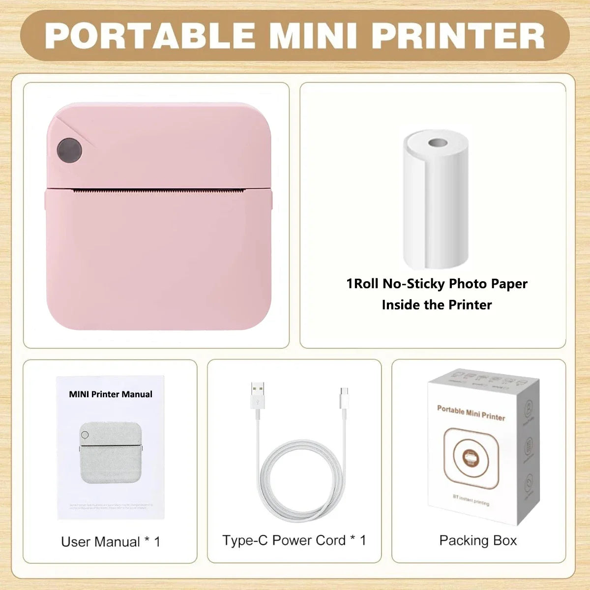 NovaPrint Pocket Mini Printer