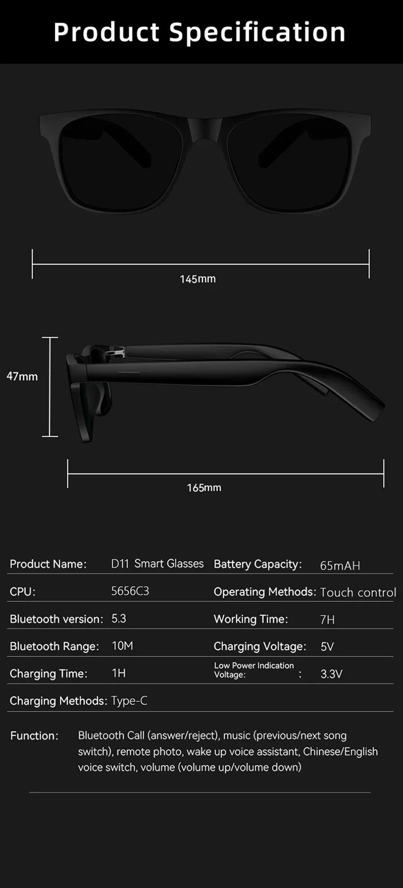 NovaVision AI Smart Glasses