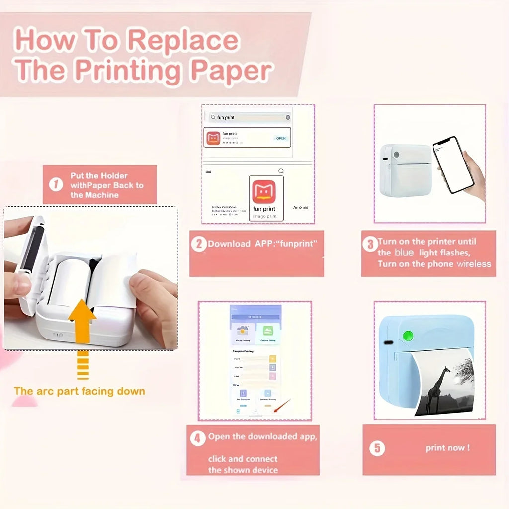 NovaPrint Pocket Mini Printer