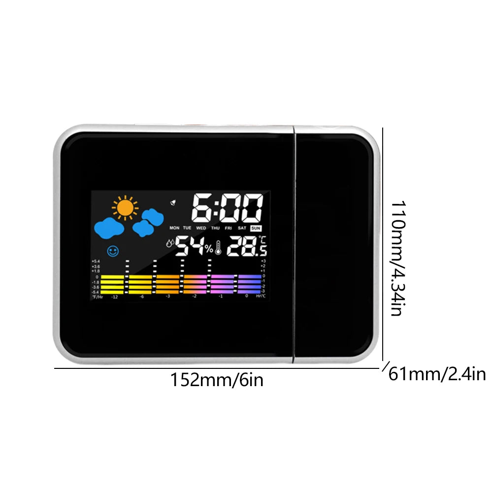Horizon LED Projection Alarm Clock